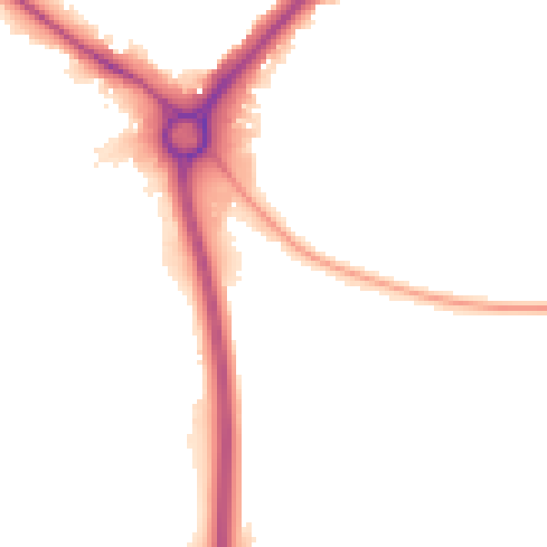 Night-time road noise heatmap for UB5 6DS