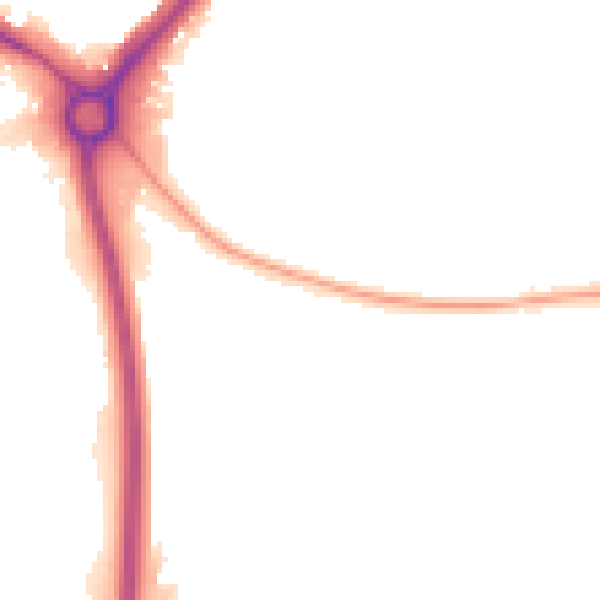 Night-time road noise heatmap for UB5 6EE