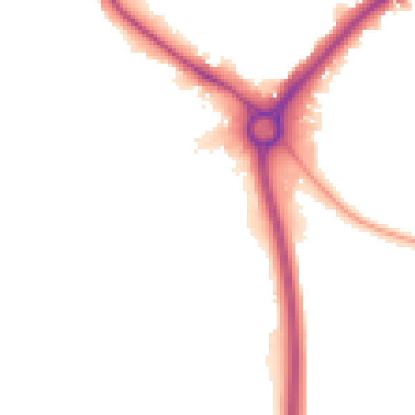 Night-time road noise heatmap for UB5 6HY