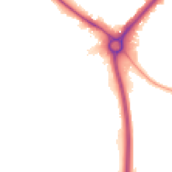 Night-time road noise heatmap for UB5 6JF