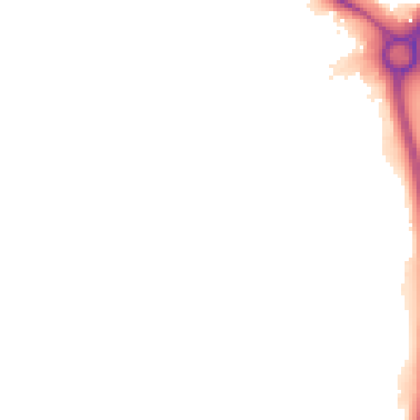 Night-time road noise heatmap for UB5 6LH