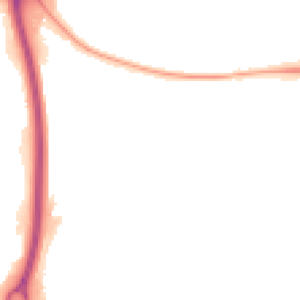 Night-time road noise heatmap for UB5 6XD