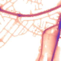 Daytime road noise heatmap for UB6 0BE