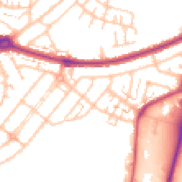 Daytime road noise heatmap for UB6 0BH