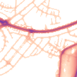 Daytime road noise heatmap for UB6 0BX