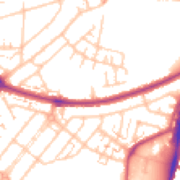 Daytime road noise heatmap for UB6 0EQ