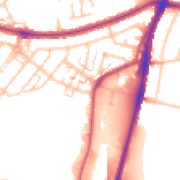 Daytime road noise heatmap for UB6 0EU