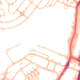 Daytime road noise heatmap for UB6 0FD