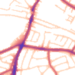 Daytime road noise heatmap for UB6 0JF