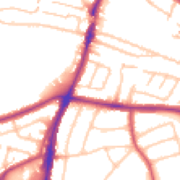 Daytime road noise heatmap for UB6 0JG