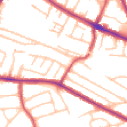 Daytime road noise heatmap for UB6 0LL