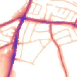 Daytime road noise heatmap for UB6 0PE