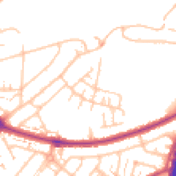 Daytime road noise heatmap for UB6 0SD
