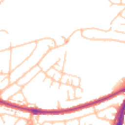 Daytime road noise heatmap for UB6 0SW