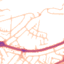Daytime road noise heatmap for UB6 0SZ