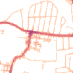 Daytime road noise heatmap for UB6 7AH