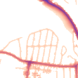 Daytime road noise heatmap for UB6 7EY