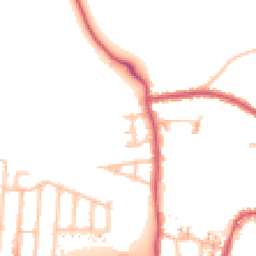 Daytime road noise heatmap for UB6 7FF