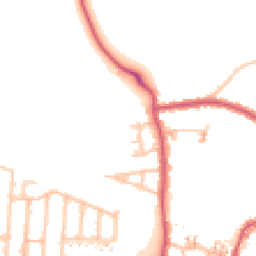 Daytime road noise heatmap for UB6 7FH