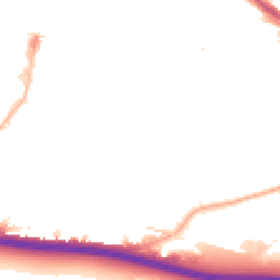 Night-time road noise heatmap for UB6 7FQ