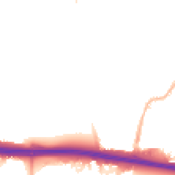 Night-time road noise heatmap for UB6 7NS