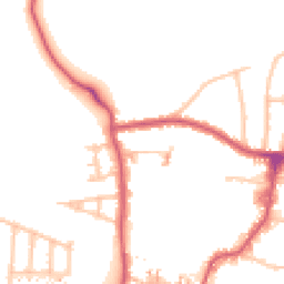 Daytime road noise heatmap for UB6 7RA