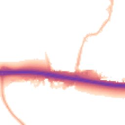 Night-time road noise heatmap for UB6 8AQ