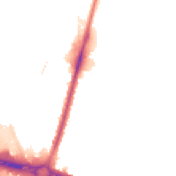 Night-time road noise heatmap for UB6 8AU