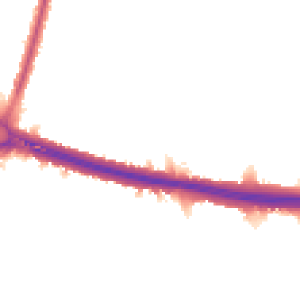 Night-time road noise heatmap for UB6 8BJ