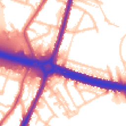 Daytime road noise heatmap for UB6 8BP
