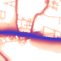 Daytime road noise heatmap for UB6 8DB