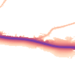 Night-time road noise heatmap for UB6 8DH