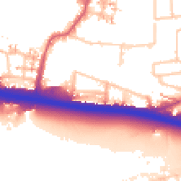 Daytime road noise heatmap for UB6 8ED