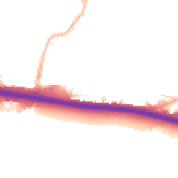 Night-time road noise heatmap for UB6 8ED