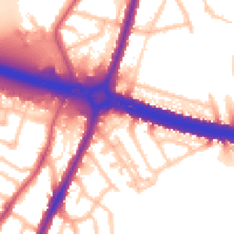 Daytime road noise heatmap for UB6 8ET