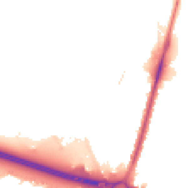 Night-time road noise heatmap for UB6 8LS