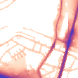 Daytime road noise heatmap for UB6 8PD