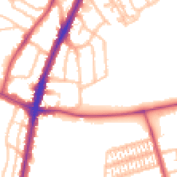 Daytime road noise heatmap for UB6 8RY