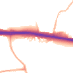 Night-time road noise heatmap for UB6 8TF