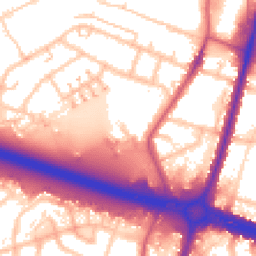 Daytime road noise heatmap for UB6 8XF