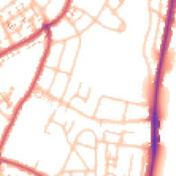 Daytime road noise heatmap for UB6 9DH