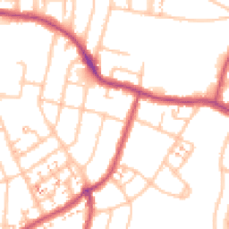 Daytime road noise heatmap for UB6 9HZ