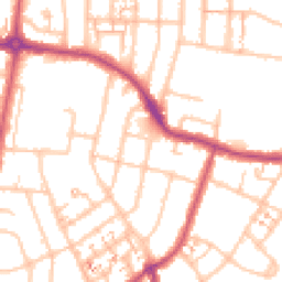 Daytime road noise heatmap for UB6 9JG