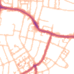 Daytime road noise heatmap for UB6 9JH