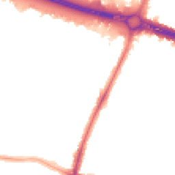 Night-time road noise heatmap for UB6 9JY
