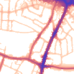 Daytime road noise heatmap for UB6 9LB