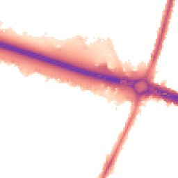 Night-time road noise heatmap for UB6 9PB