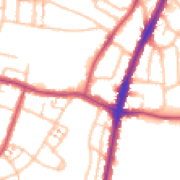 Daytime road noise heatmap for UB6 9QA
