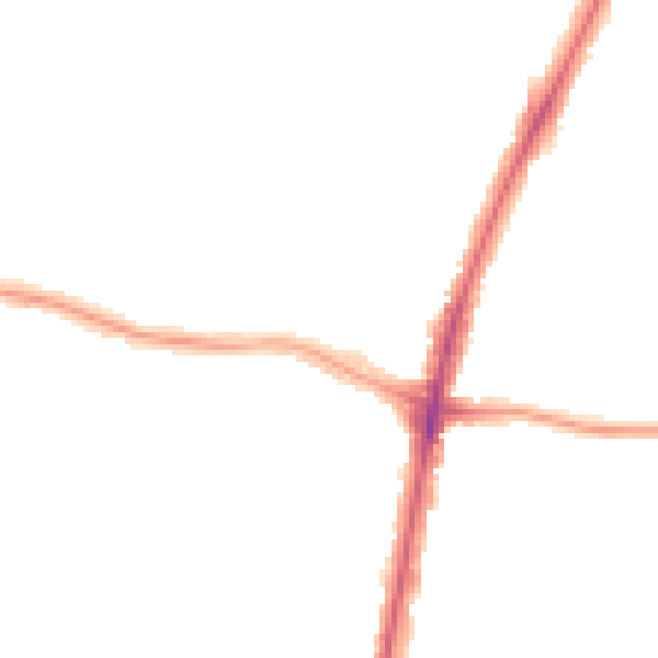 Night-time road noise heatmap for UB6 9QA