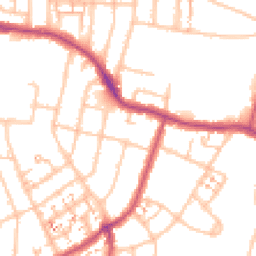 Daytime road noise heatmap for UB6 9QS